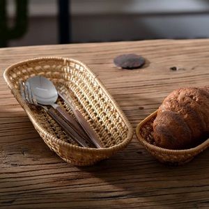 Wicker utensils or bread container